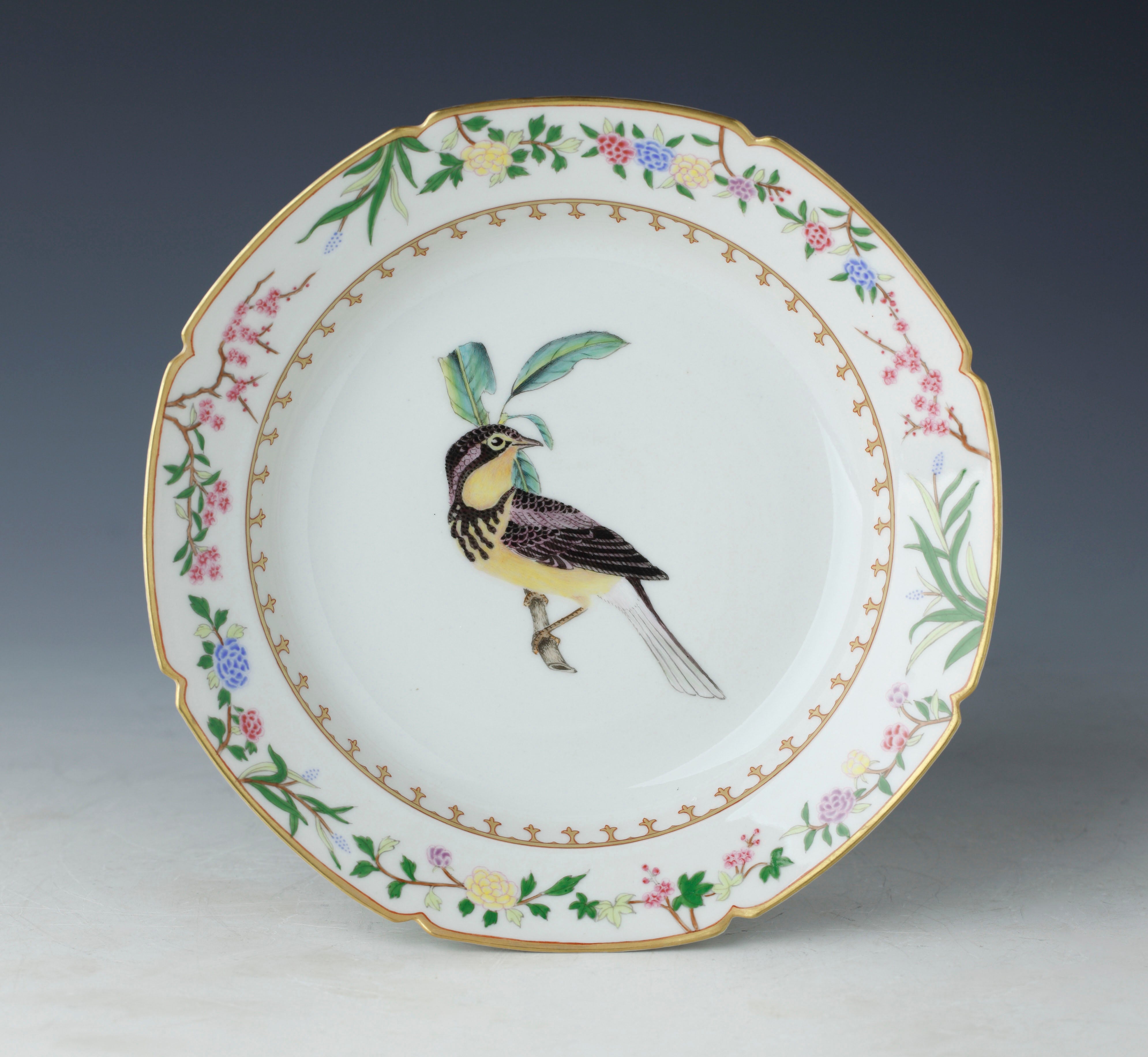 Blackburnian Warbler (write a custom message to be painted on the back along with your name so we will always remember who gifted us the plate!)