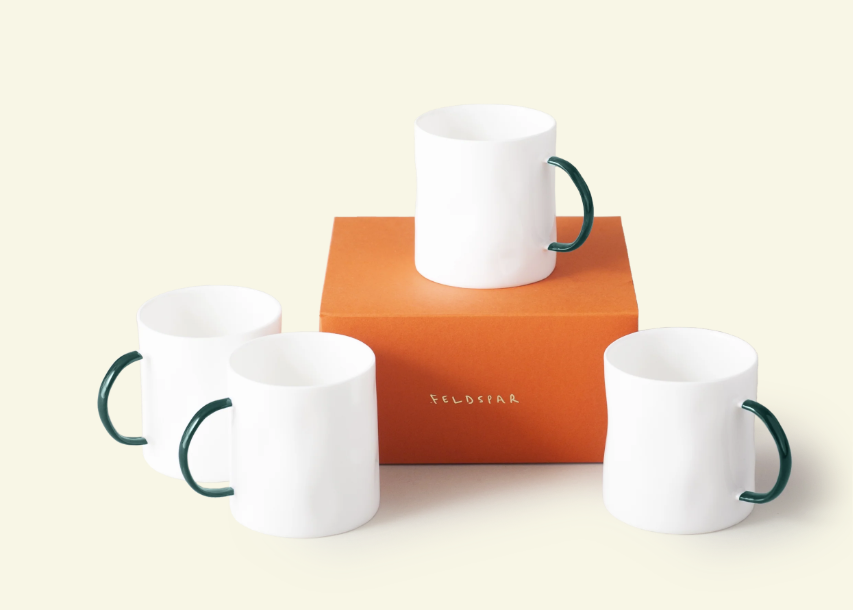Set of Four 7oz Coffee Mugs