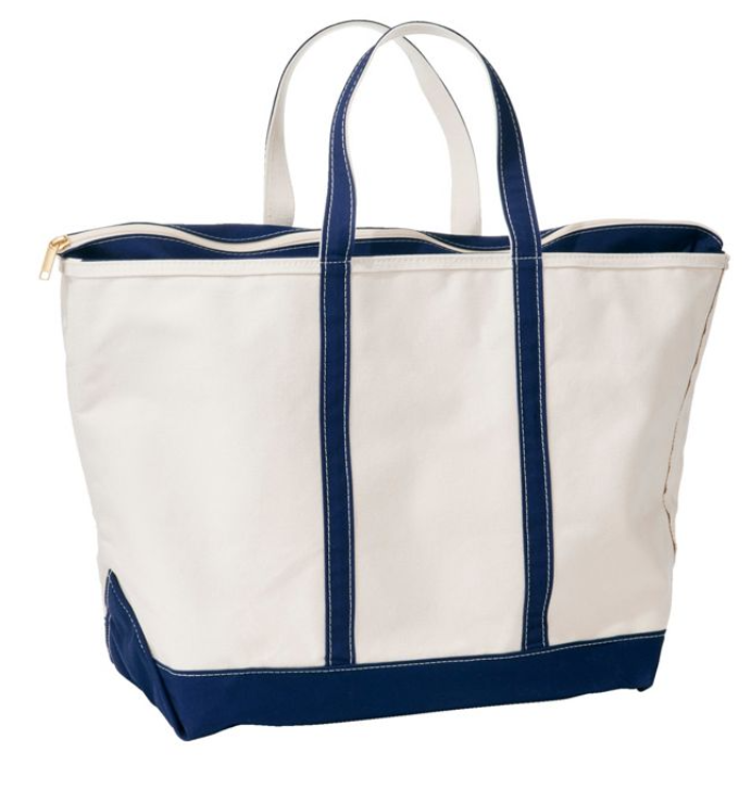 Boat and Tote®Zip-Top (Extra Large, Navy)