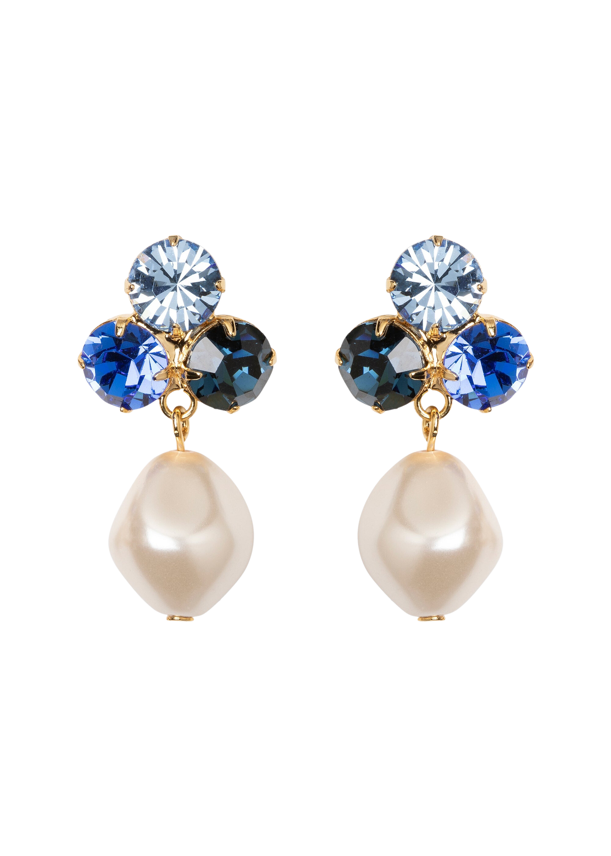 ☆人気☆【TATIANA】☆Petit Volume Crystal One-Touch Earrin.g Tatiana Earrings | Over The Moon