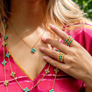 Berry Gem Ring in Turquoise