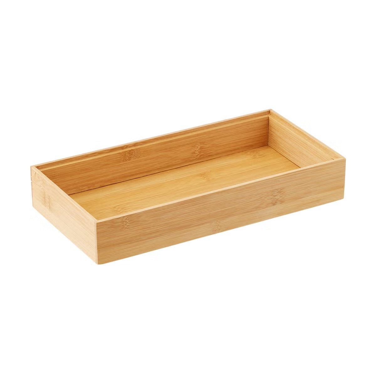 Bamboo Stacking Drawer Organizer 6" x 12"