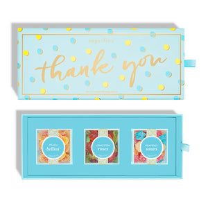 Thank You 3 Piece Preset Candy Bento Box