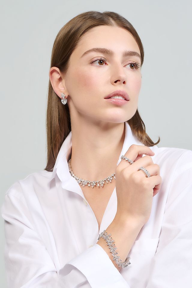 Diamond Fleur-De-Lys Necklace