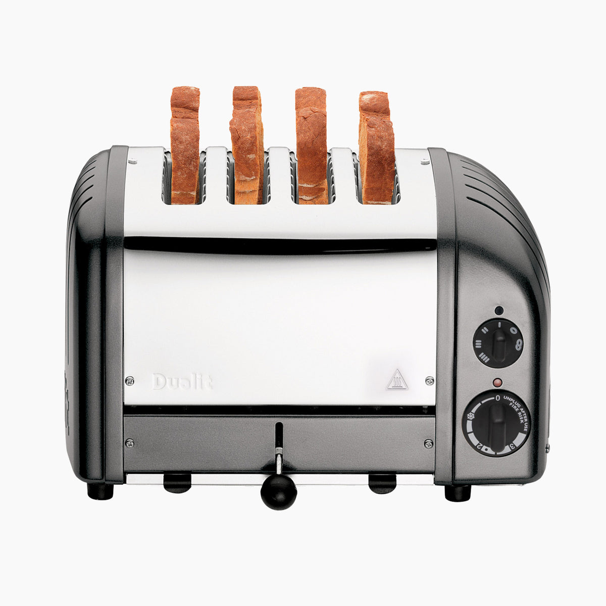 4 Slot Classic Toaster in Metallic Charcoal