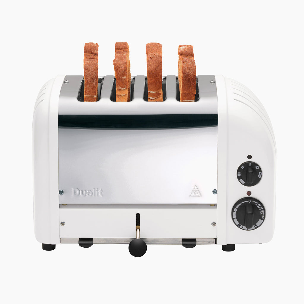 4 Slot Classic Toaster in White