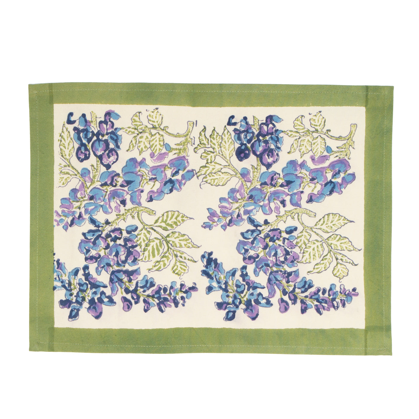 Wisteria Mats in Blue & Green, Set of 6