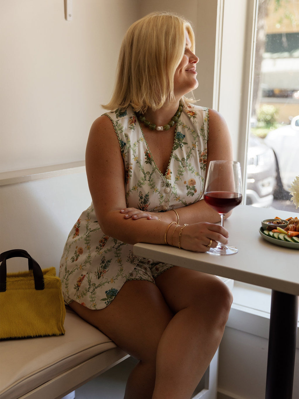 Alexa Top x Sadie Loving in Blanc Bouquet