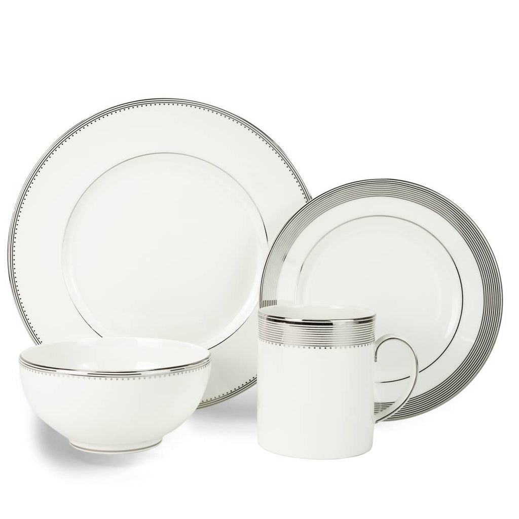 Vera Wang Grosgrain Dinnerware, Set of 4