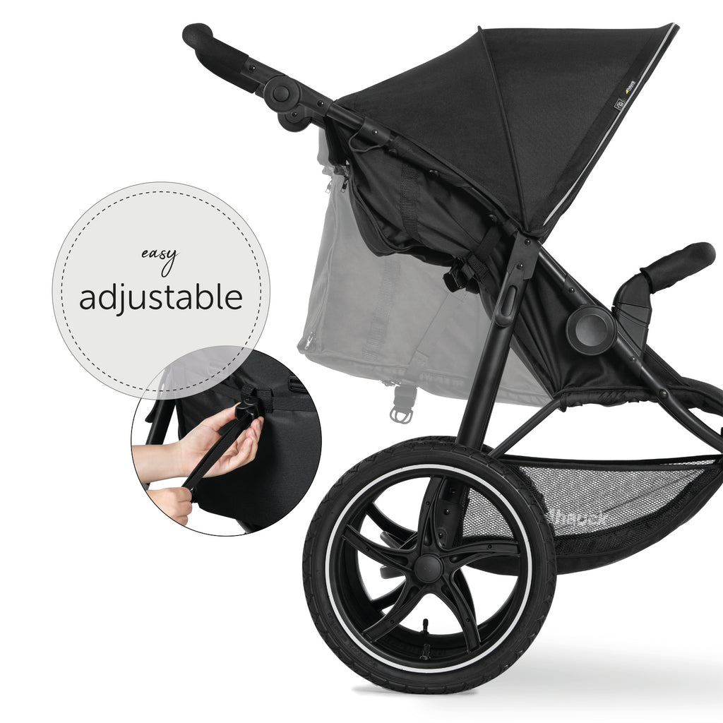 hauck jogger Runner 2 Compact Foldable Tricycle Jogger Buggy Stroller Pushchair wit
