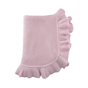 Jersey Knit Ruffle Blanket