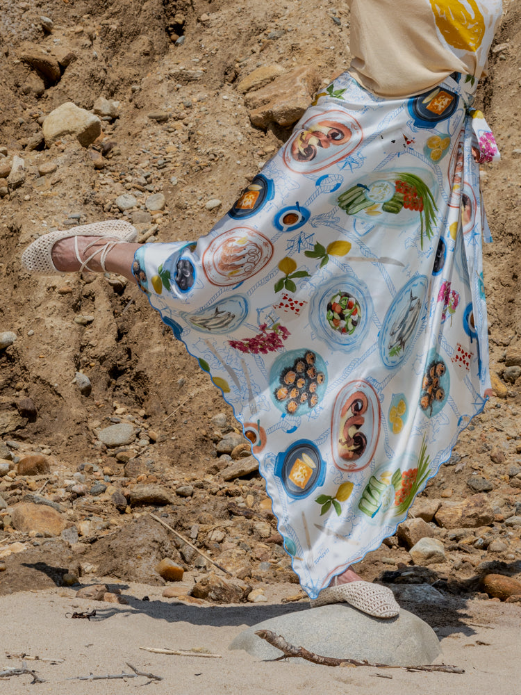 Lampi Wrap Skirt RTW LINGUA FRANCA NYC
