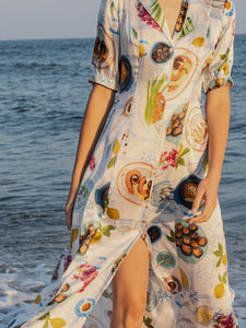Lampi Button Down Dress RTW LINGUA FRANCA NYC