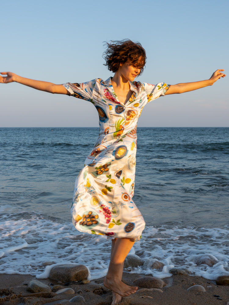 Lampi Button Down Dress RTW LINGUA FRANCA NYC