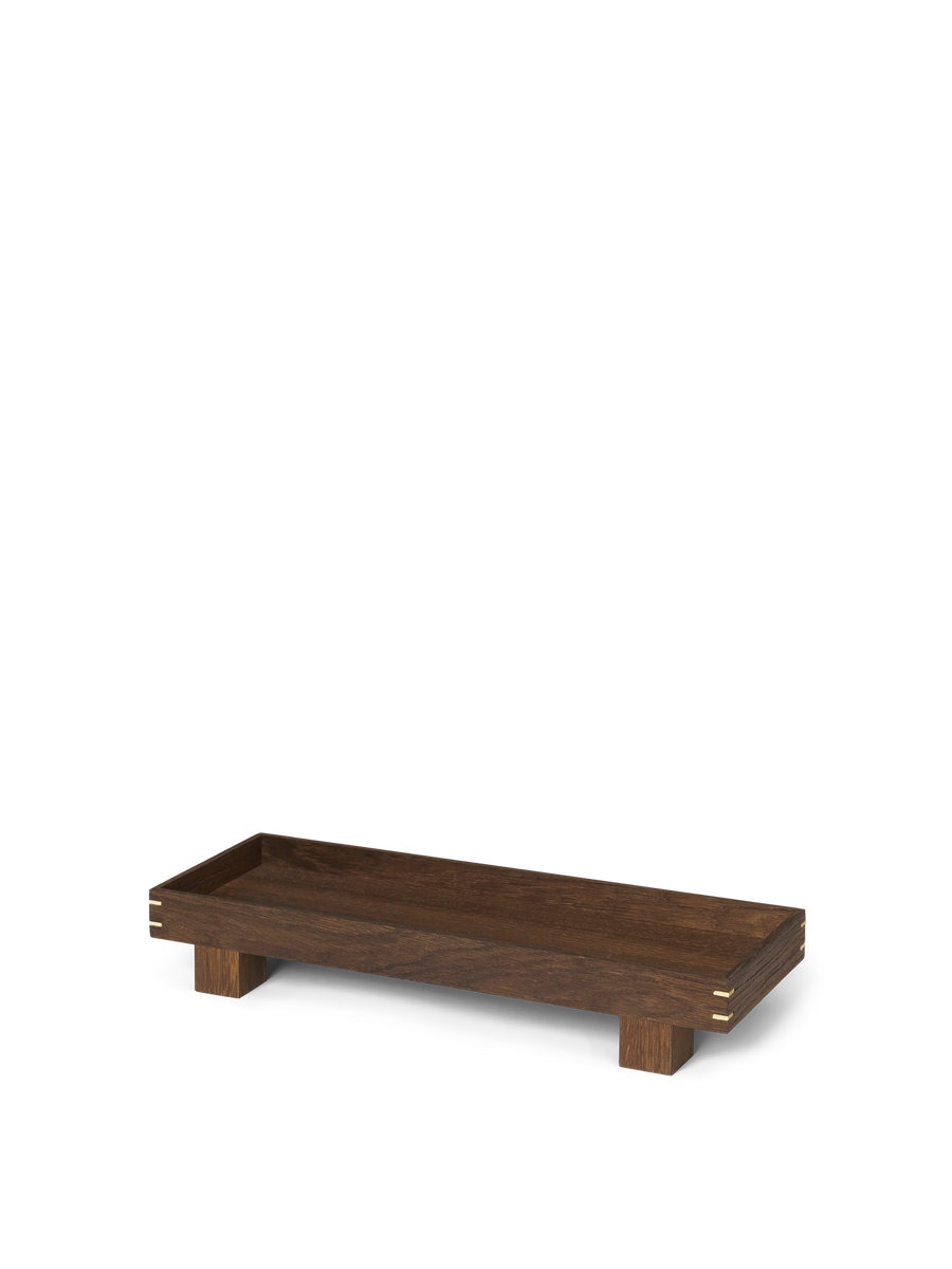 Bon Wooden Tray - X Small, Smoked Oak