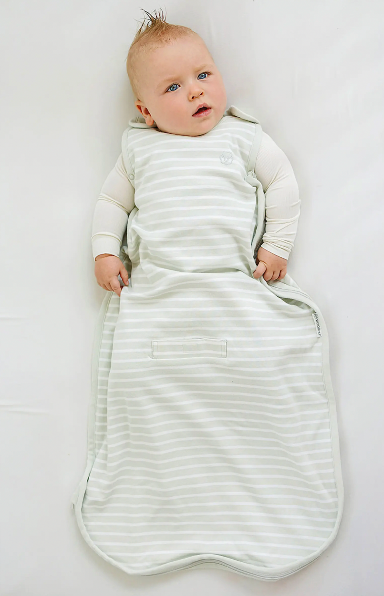 4 Season Ultimate Organic Cotton & Merino Wool Wearable Blanket, Birch Gray