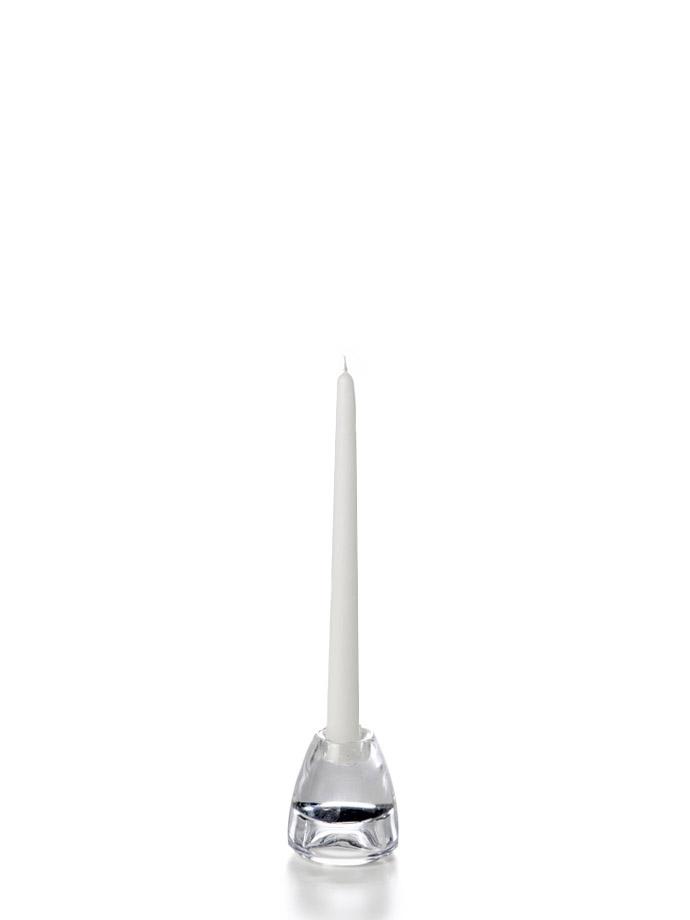 12 Handcrafted Taper Candles Set of 12 in Periwinkle