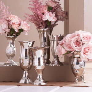 Queen Anne Silver Vase, Set of 6