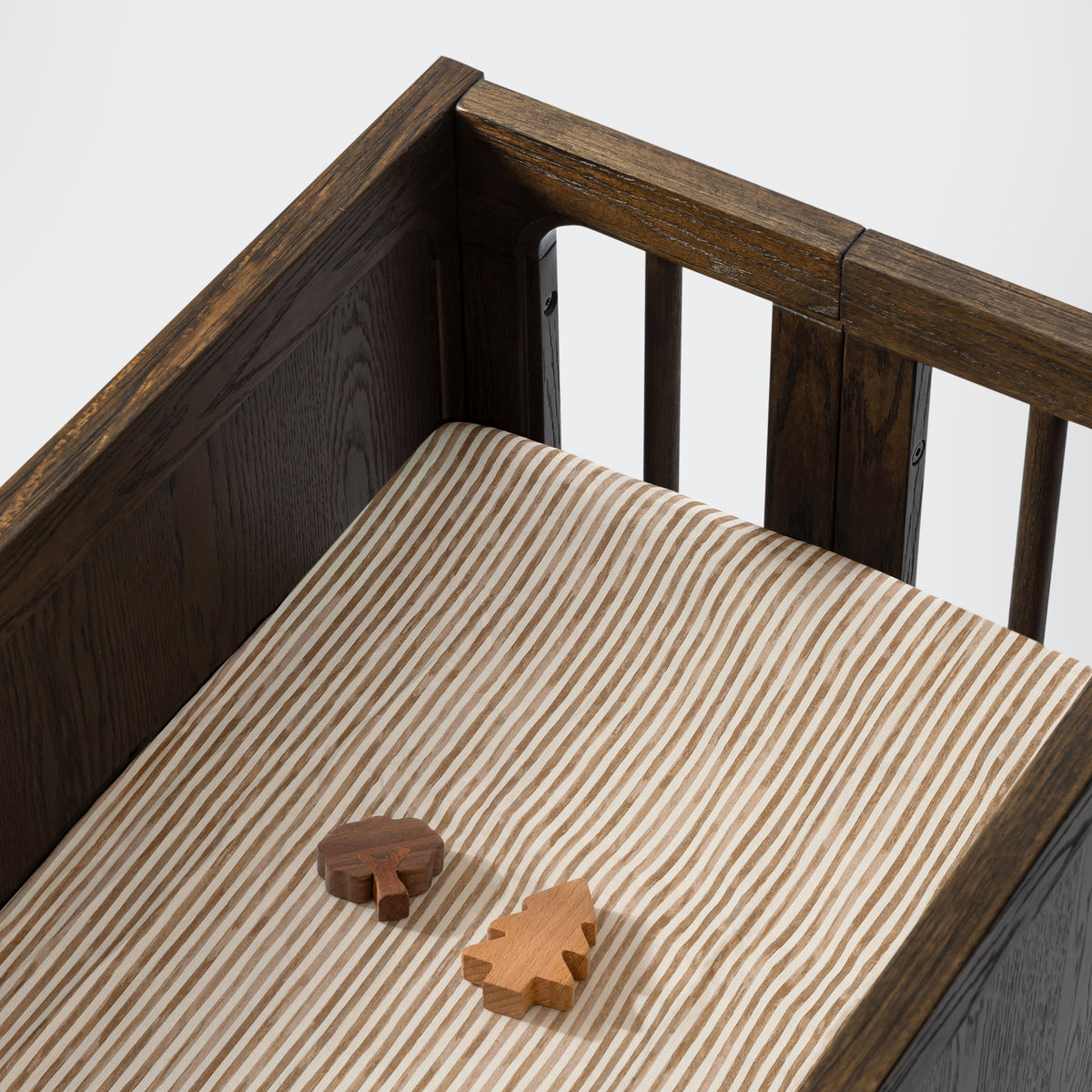 All-Stages® Bassinet Sheet in GOTS Certified Organic Brushed Cotton by Nate Berkus in Autumn Stripe
