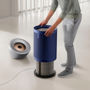 Purifier Big + Quiet Formaldehyde BP03 in Bright Nickel & Prussian Blue