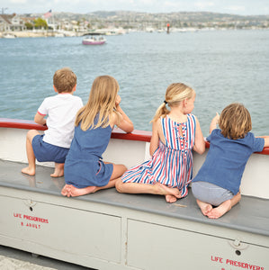Boy’s Harbor Stripe Boardie