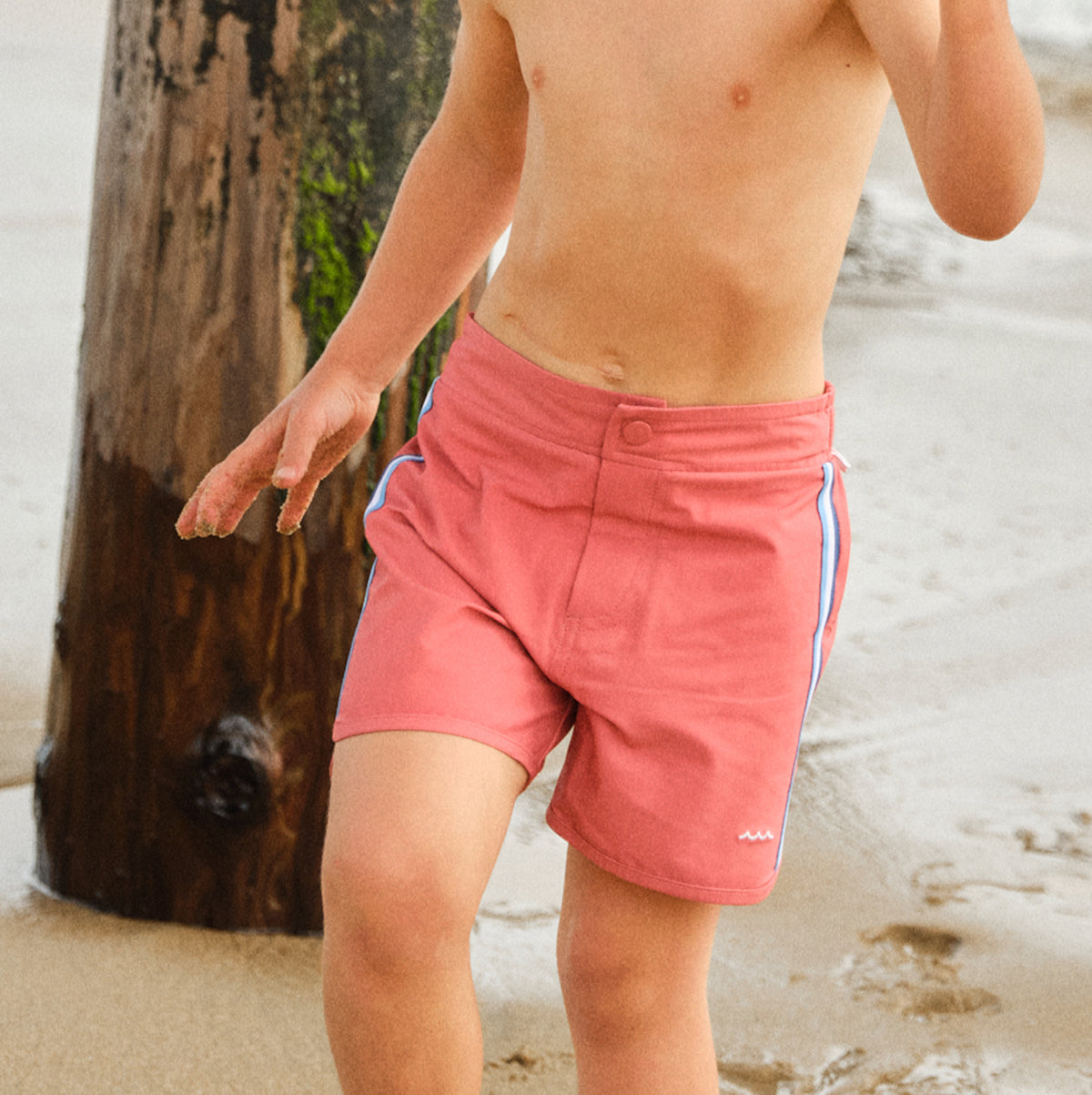 Boy’s Poppy Red Board Short