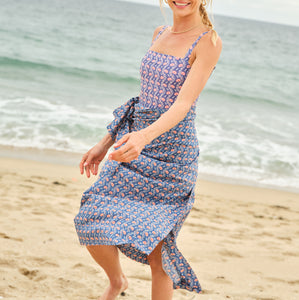 Women’s Navy Primrose Pareo