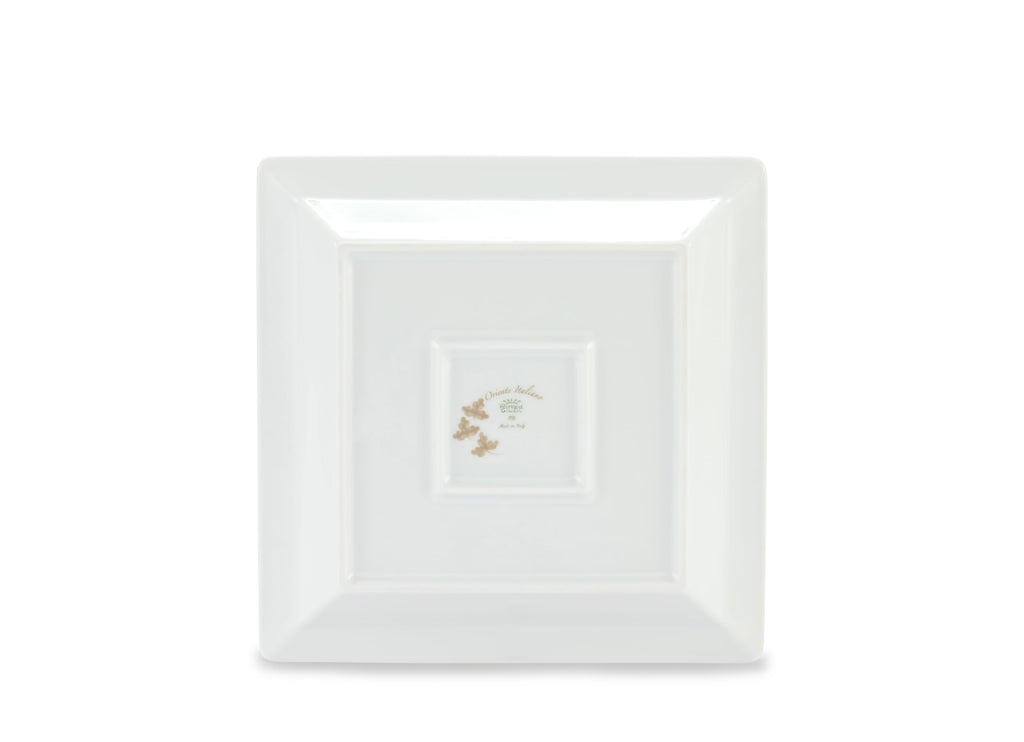 Oriente Italiano Oggetti Large Squared Change Tray in Meringa