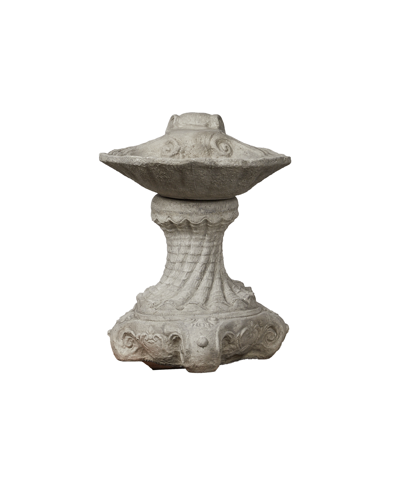 Cast Shell Bird Bath