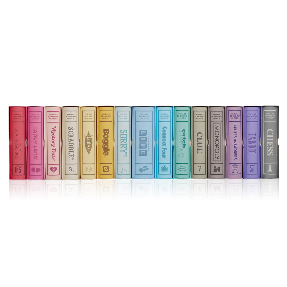 Vintage Bookshelf Games, Pack of 15