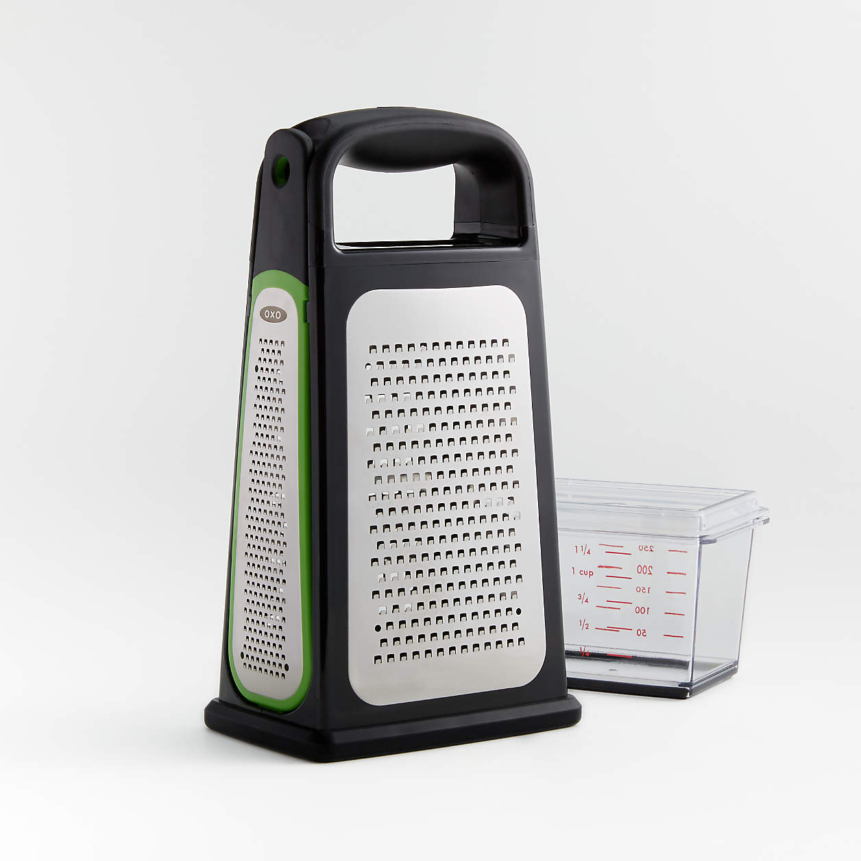 Box Grater with Removable Zester