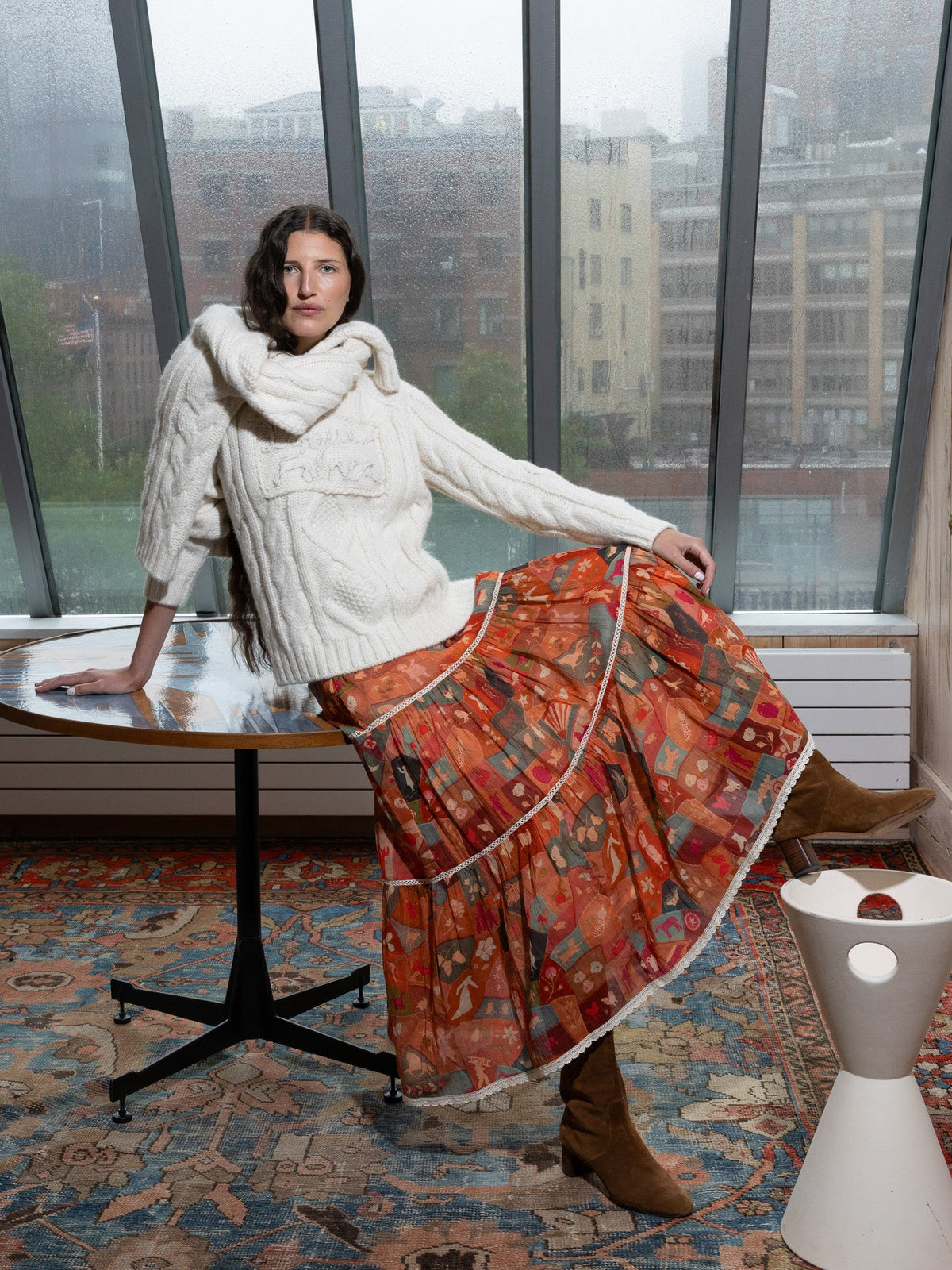 Ida Skirt RTW Lingua Franca NYC