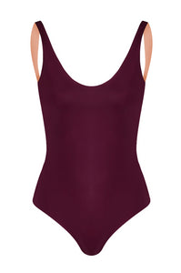 Olympic One Piece in Purple & Blush Pink