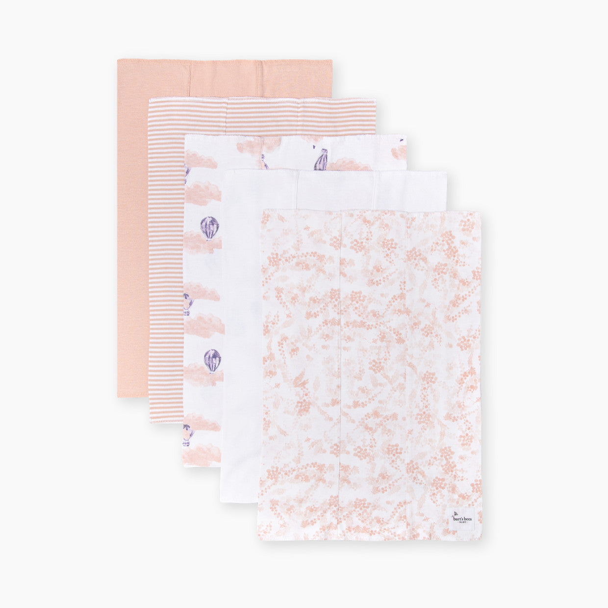 Burt's Bees Baby Organic Burp Cloth (5 Pack)