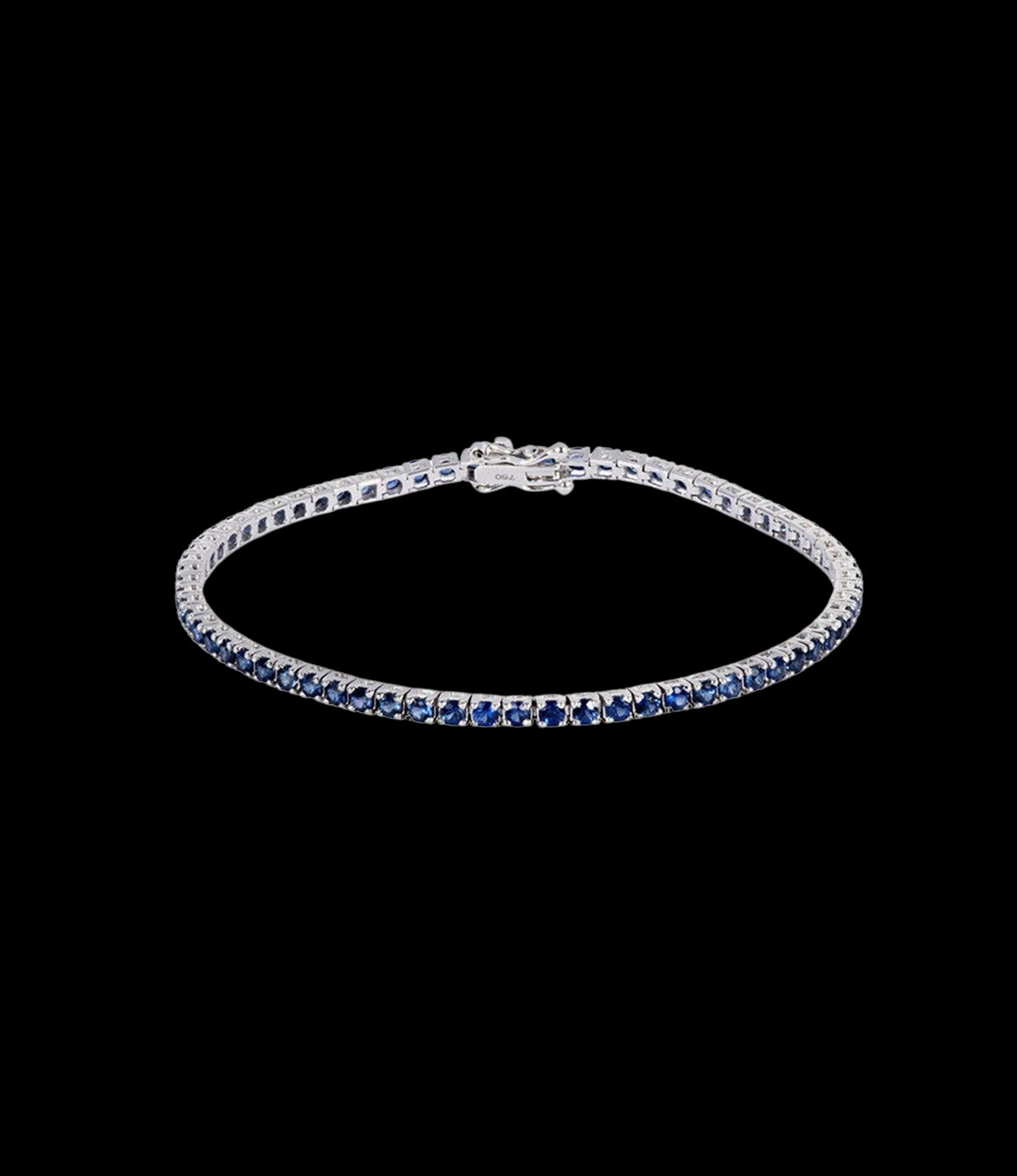 Blue Sapphire Tennis Bracelet