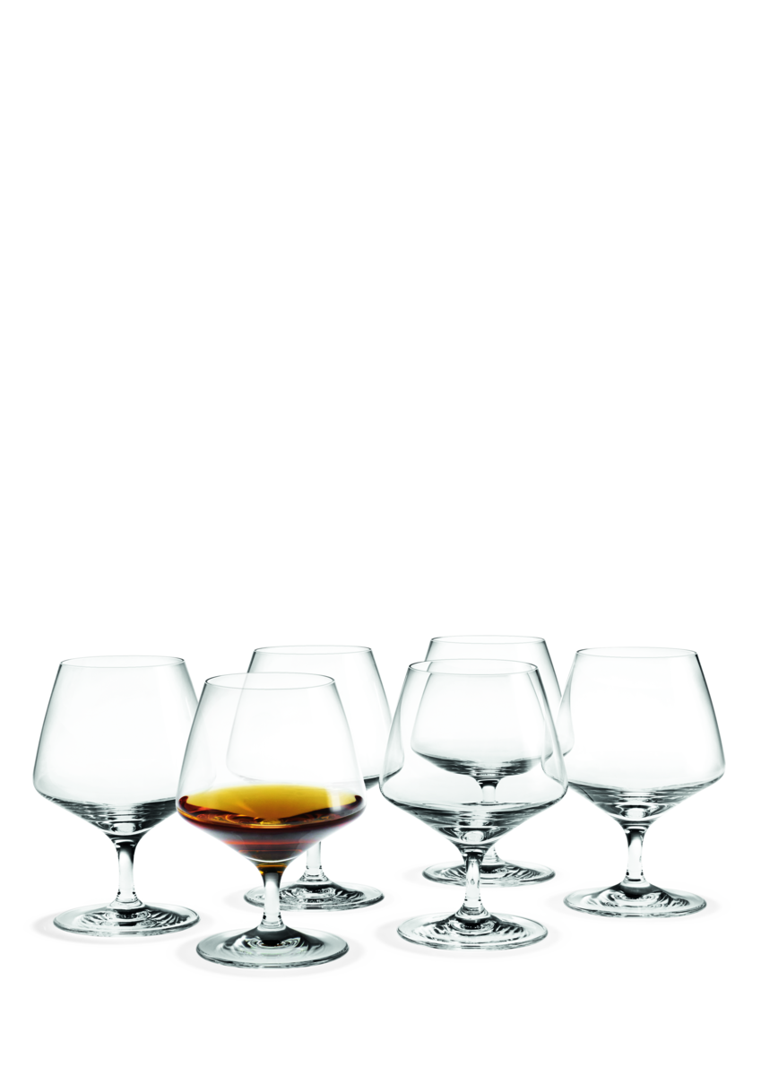 Perfection Brandy Glass Clear, Set of 6