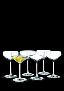 Perfection Martini Glass Clear, Set of 6