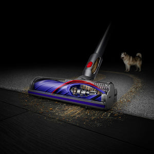 V11 Cordless Stick Vacuum in Nickel & Blue