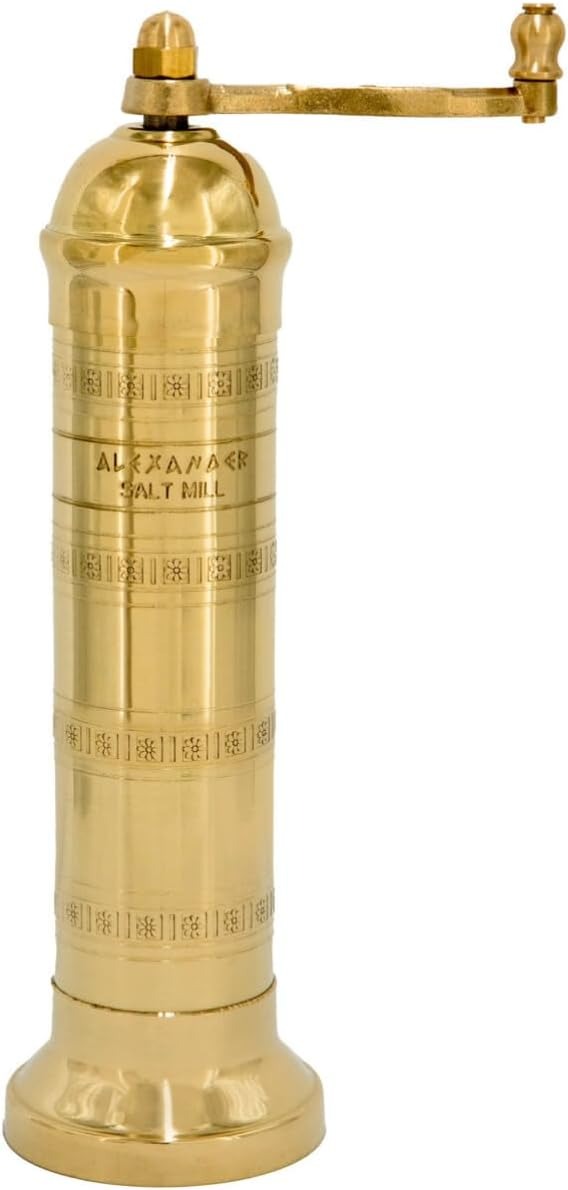 Brass 8" Salt Mill