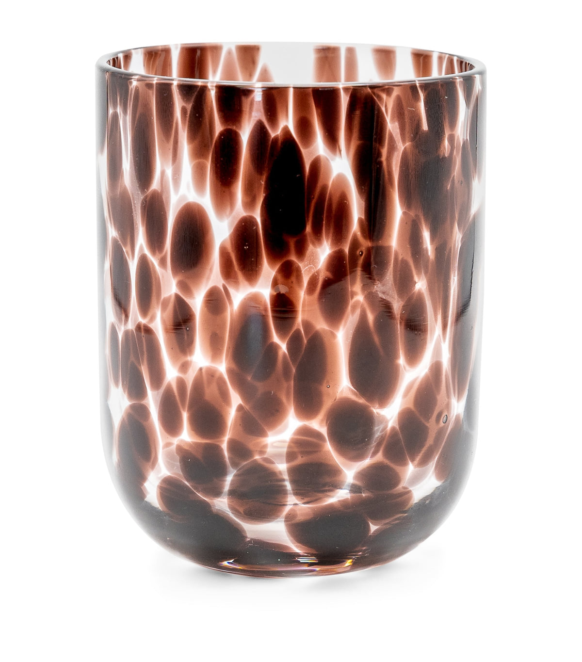 Burgundy Dappled Tumblers (Set of 4)