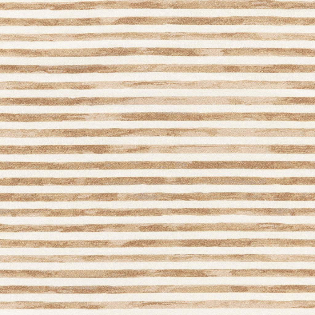 Mini Crib Sheet in GOTS Certified Organic Brushed Cotton by Nate Berkus in Autumn Stripe