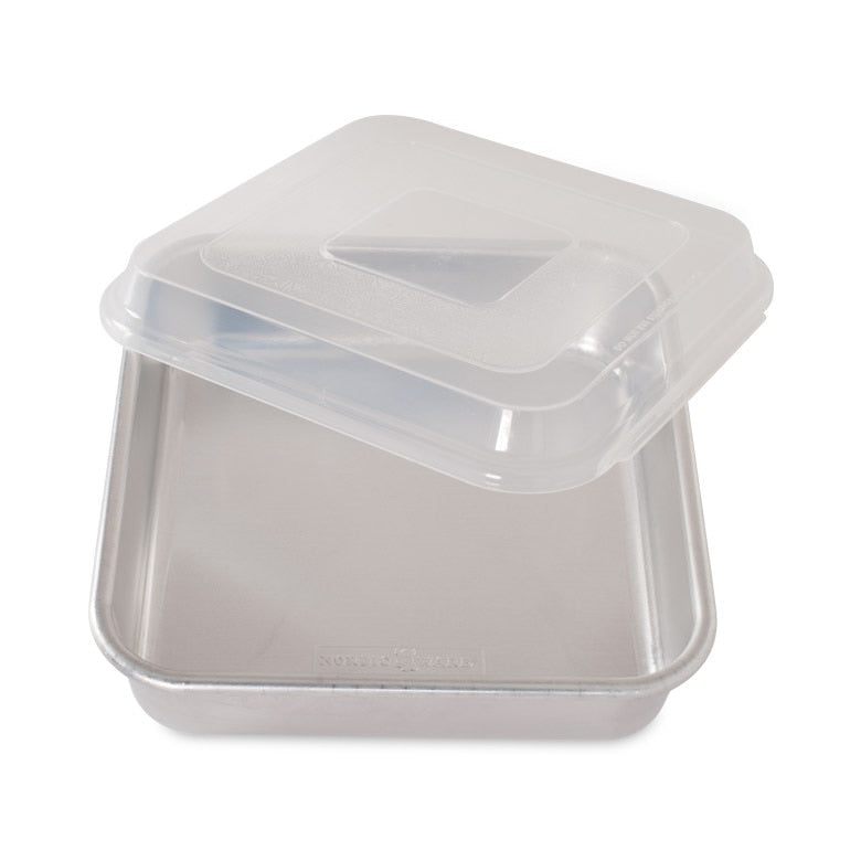 9" Square Cake Pan with Lid