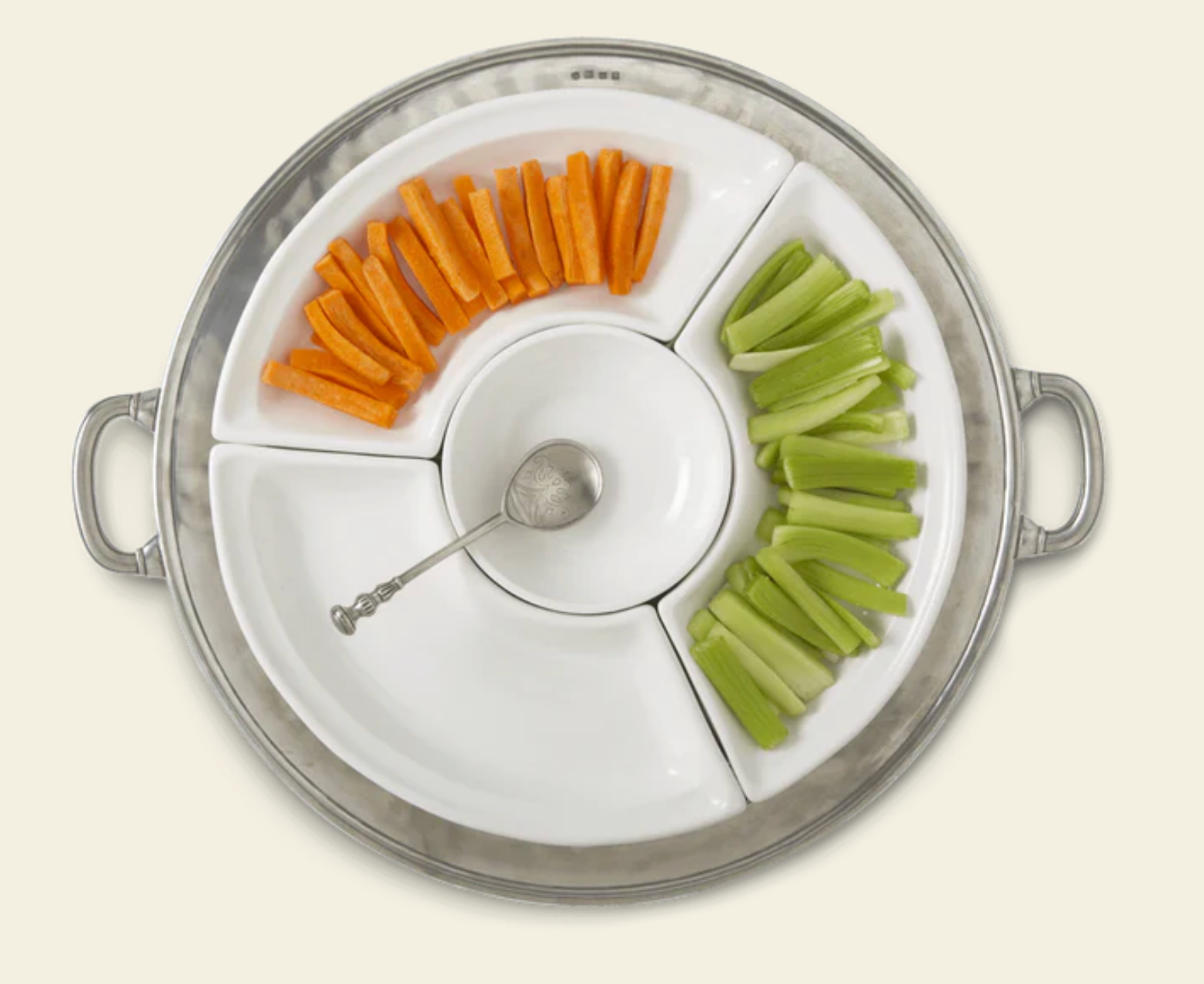 Convivio Round Sectional Platter