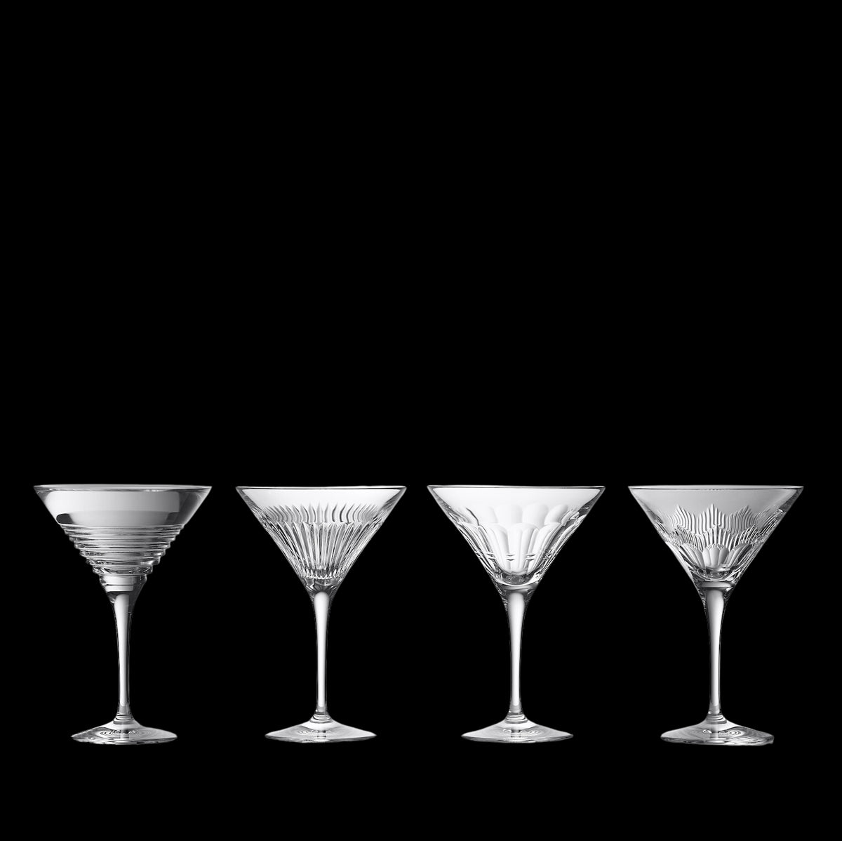 Mixology Martini, Mixed Set of 4