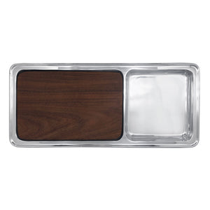 Signature Cheese & Cracker Server with Dark Wood Insert | Mariposa