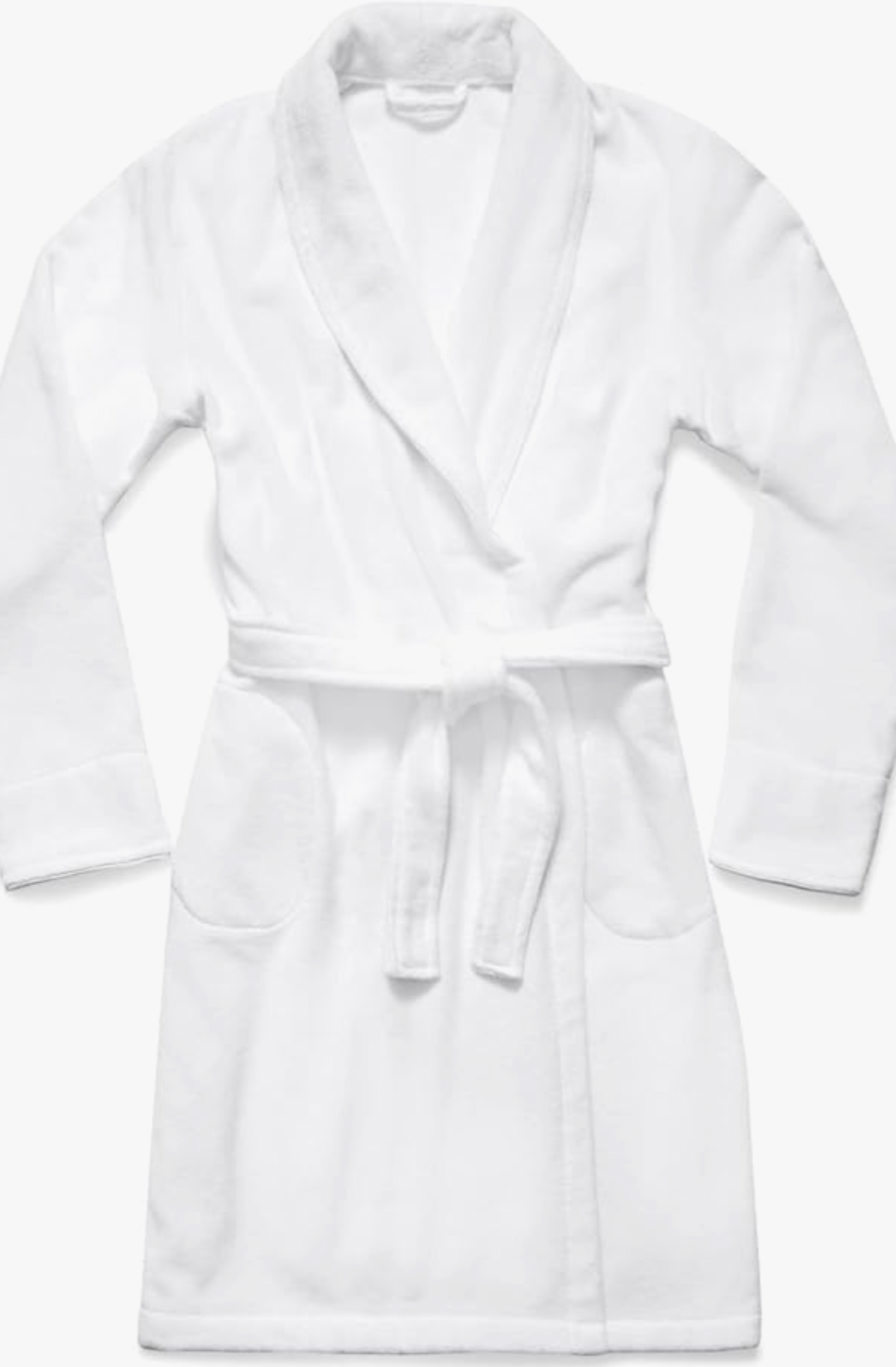 Brooklinen Super-Plush Luxury Spa Unisex Robe - White