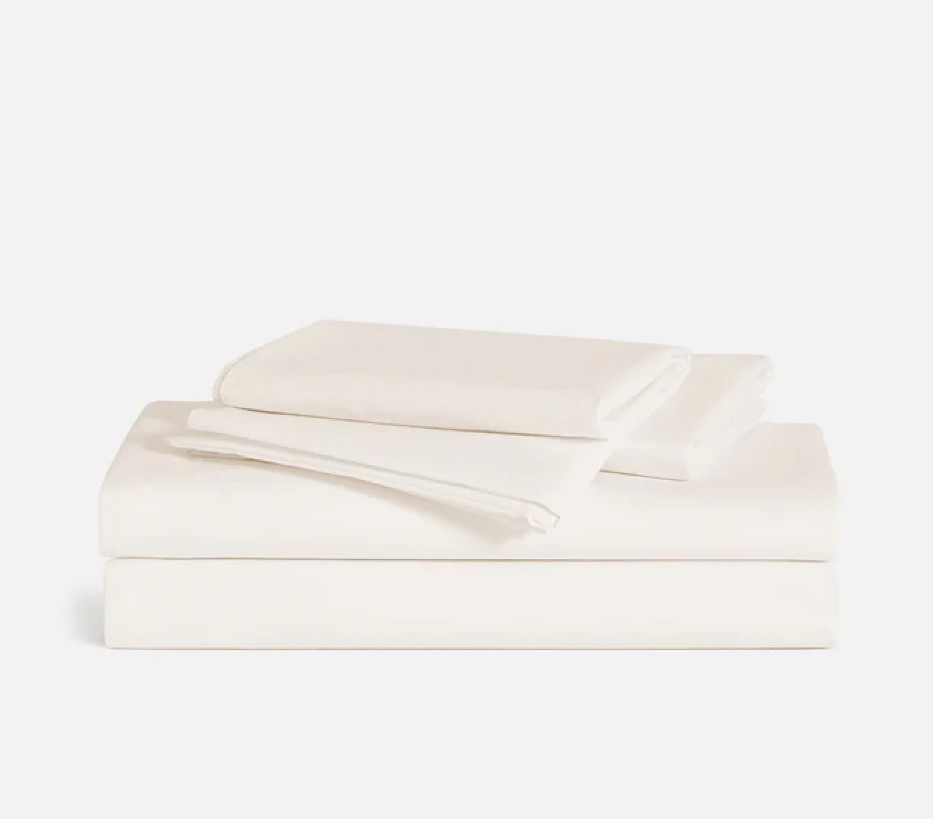 Classic Percale Core Sheet Set in Cream