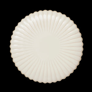 Scallop Dinner Plates, Set of 4