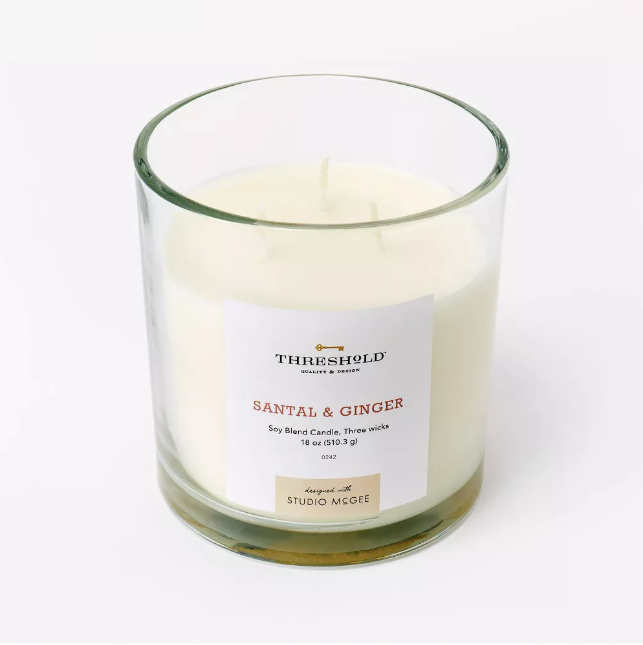 Clear Glass Candle - Threshold™ designed with Studio McGee