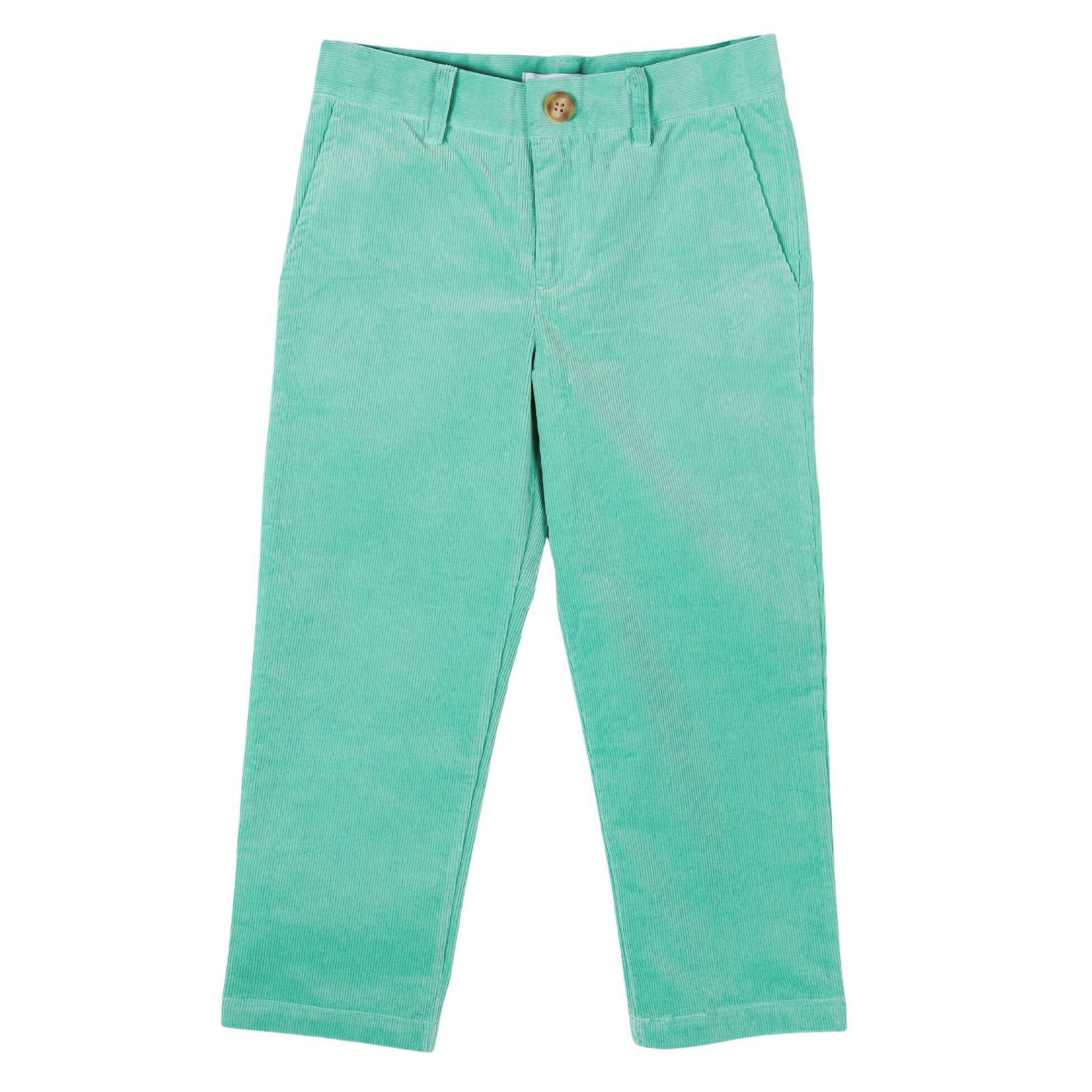 Bradford Trousers in Golden Isles Green Corduroy